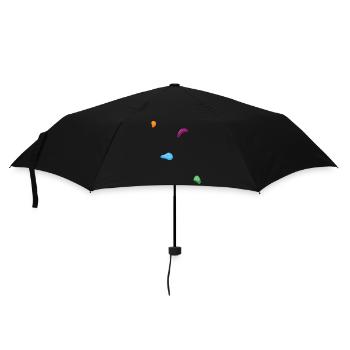 climbing bouldering bouldering rocks free climbing - Umbrella (small) - black - Front