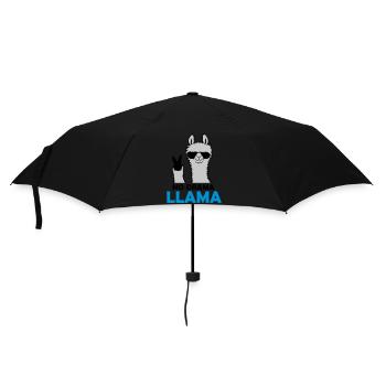 Quote No Drama Llama - Umbrella (small) - black - Front