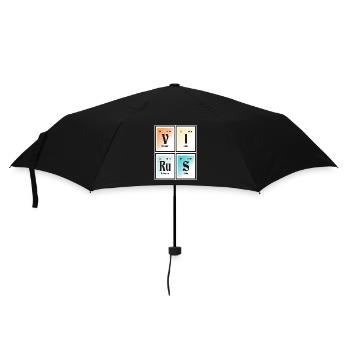 Virus - Periodic Table of Elements - Umbrella (small) - black - Front