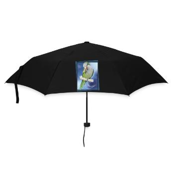 Argentine Parakeet - Umbrella (small) - black - Front