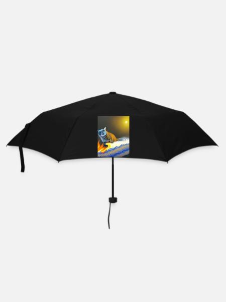 cat - Umbrella (small) - black