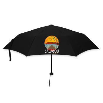 Illustration du lac du Salagou | terragrafika® - Parapluie standard - noir - Devant