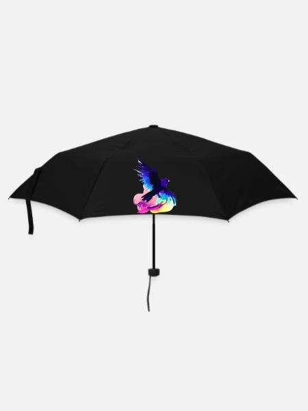 Budgerigar cockatiel oiseau propriétaire oiseau - Parapluie standard - noir