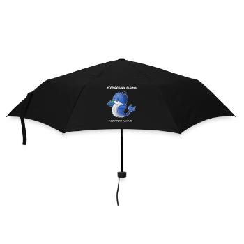 Sternzeichen Blauwal Aszendent Alkohol Wal - Regenschirm (klein) - Schwarz - Vorne