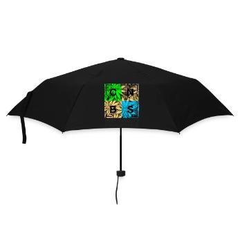 Wir Brauchen Das Paradies b - Regenschirm (klein) - Schwarz - Vorne
