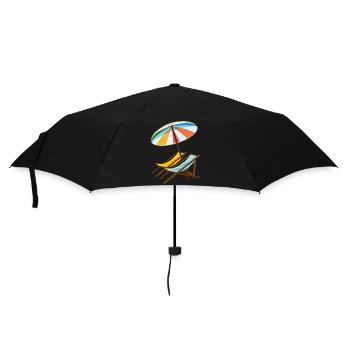 Sommer - Regenschirm (klein) - Schwarz - Vorne