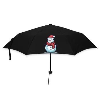 I'm the coolest snowman - Umbrella (small) - black - Front