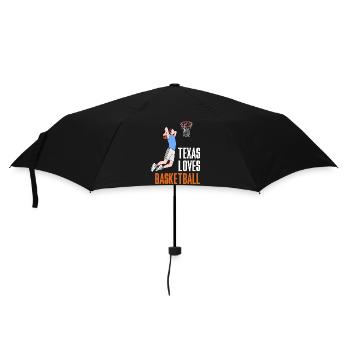 Texas basketball design for proud Texas fans - Umbrella (small) - black - Front