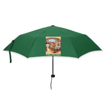Cafe Radiology Medical Art Barista Manip Radio - Umbrella (small) - bottlegreen - Front