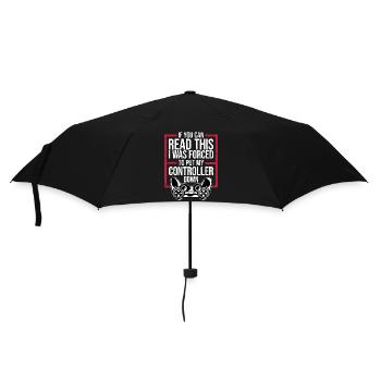 Si vous pouvez lire ceci forcé de poser le contrôleur - Parapluie standard - noir - Devant