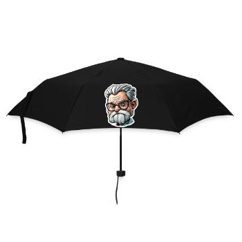 Médecin / professionnel de la santé / médecin / profession / spécialiste - Parapluie standard - noir - Devant