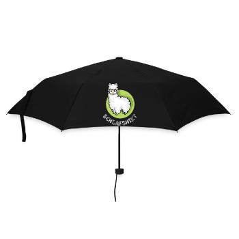 Sleep shirt alpaca cute sleeping night animals icon - Umbrella (small) - black - Front