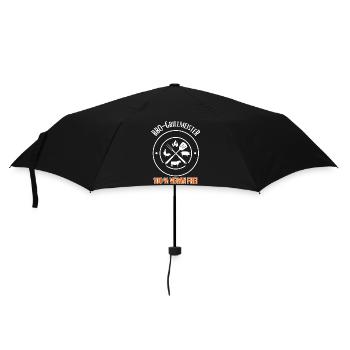 BBQ Grill Master 100% Vegan Free - Umbrella (small) - black - Front