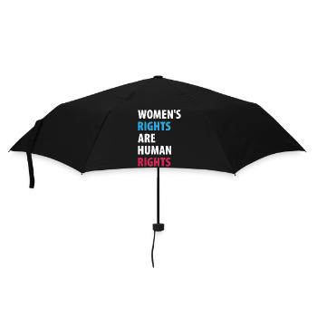 Women's Right Are Human Rights - Umbrella (small) - black - Front