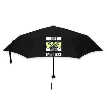 Funny Gamer Juste cinq minutes de plus 5 Jeux vidéo - Parapluie standard - noir - Devant