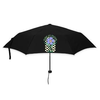 time to bloom - Umbrella (small) - black - Front