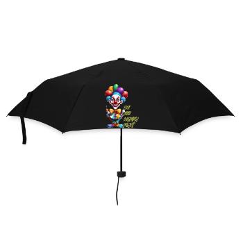 Clown / Circus / Carnival / Carnival / Playful - Umbrella (small) - black - Front