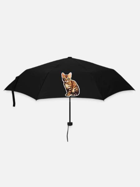 Chat du Bengale - Parapluie standard - noir