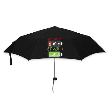 parents moi bebe enfant batterie charge forme epui - Parapluie standard - noir - Devant