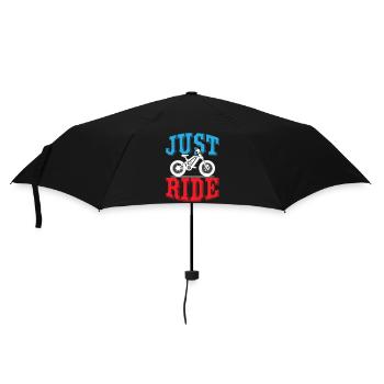 Just Ride E Bike - Regenschirm (klein) - Schwarz - Vorne