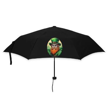 Lutin Trèfle de la Saint-Patrick - Parapluie standard - noir - Devant