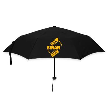 Sinan en couple - Parapluie standard - noir - Devant