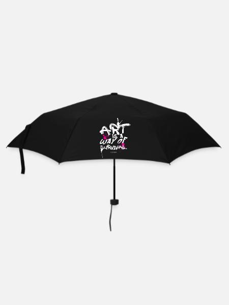 Art survival - Regenschirm (klein) - Schwarz