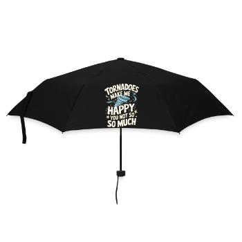 Storm Chasing Tornado Storm Meteorologist - Umbrella (small) - black - Front