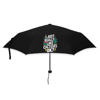 Cactus Cacti Desert Plant - Umbrella (small) - black - Front
