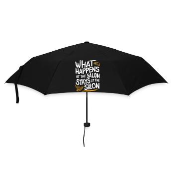 Salon secrets stay in the salon - Umbrella (small) - black - Front