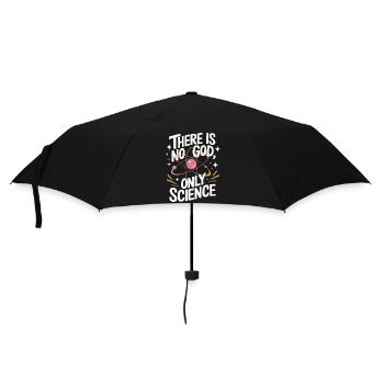 Atheismus Atheist Anti-Religion Agnostiker - Regenschirm (klein) - Schwarz - Vorne