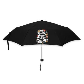 Papy Grand-père Famille Fête des pères - Parapluie standard - noir - Devant