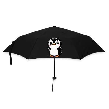 Penguin Comic - Umbrella (small) - black - Front