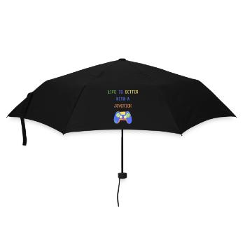 Kid Gamer Gaming - Umbrella (small) - black - Front