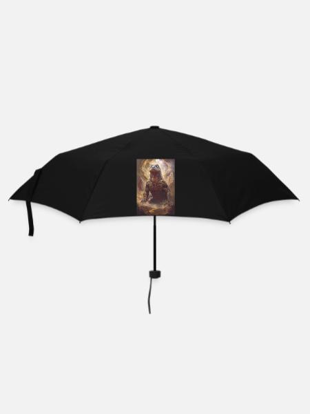Dirawong Australien Mythologie Geschenk - Regenschirm (klein) - Schwarz