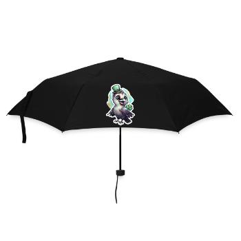 St. Patrick's Day Rabe Geschenk - Regenschirm (klein) - Schwarz - Vorne