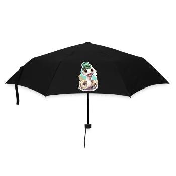St. Patrick's Day Schlange Geschenk - Regenschirm (klein) - Schwarz - Vorne