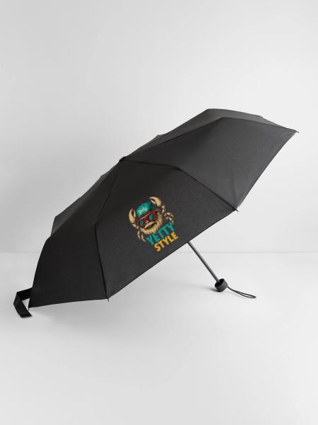 Graphisme Yeti Style Yetty - Parapluie standard - noir - Devant