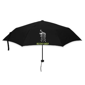Mud is my Makeup - Umbrella (small) - black - Front