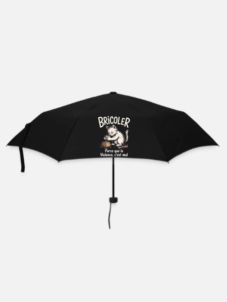 Bricoler, parce que la violence c’est mal - Parapluie standard - noir