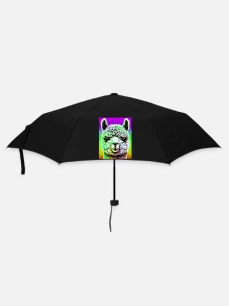 Alpaka - Regenschirm (klein) - Schwarz