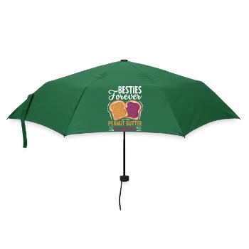 Look Partner Beurre de Cacahuète & Confiture Design - Parapluie standard - vert bouteille - Devant