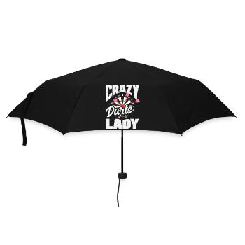 Fléchettes drôles Expressions Cadeaux de fléchettes - Parapluie standard - noir - Devant