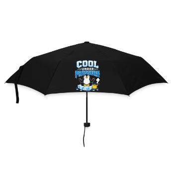 Méditation du pingouin à la froideur sous pression - Parapluie standard - noir - Devant