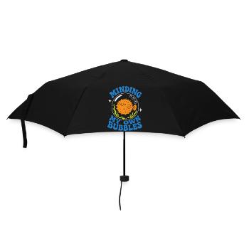 Prendre soin de mes propres bulles, poisson-globe - Parapluie standard - noir - Devant