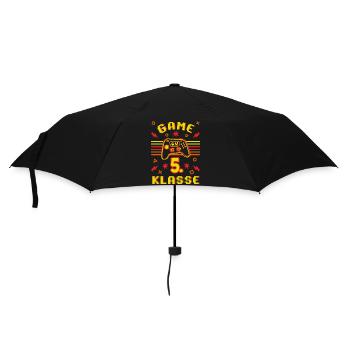 Game on - 5. Klasse - Fünftklässler - Gaming - Regenschirm (klein) - Schwarz - Vorne
