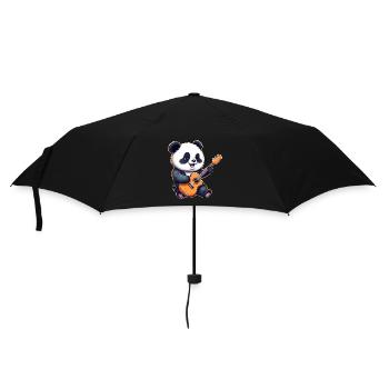 Guitariste Panda - Parapluie standard - noir - Devant