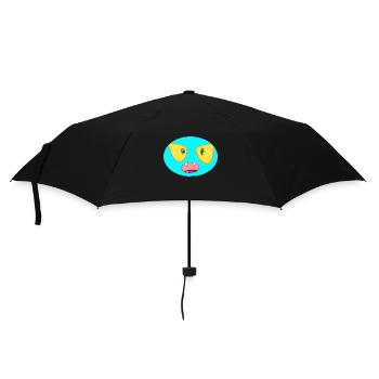 Monster - Regenschirm (klein) - Schwarz - Vorne
