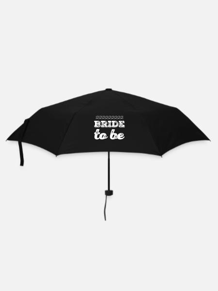 bride to be - Umbrella (small) - black