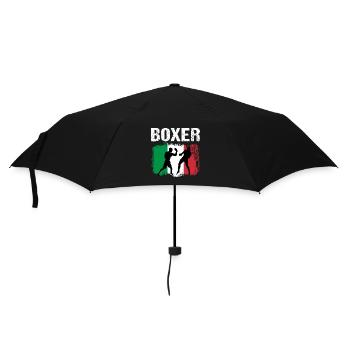 Boxen Italien Boxer - Regenschirm (klein) - Schwarz - Vorne